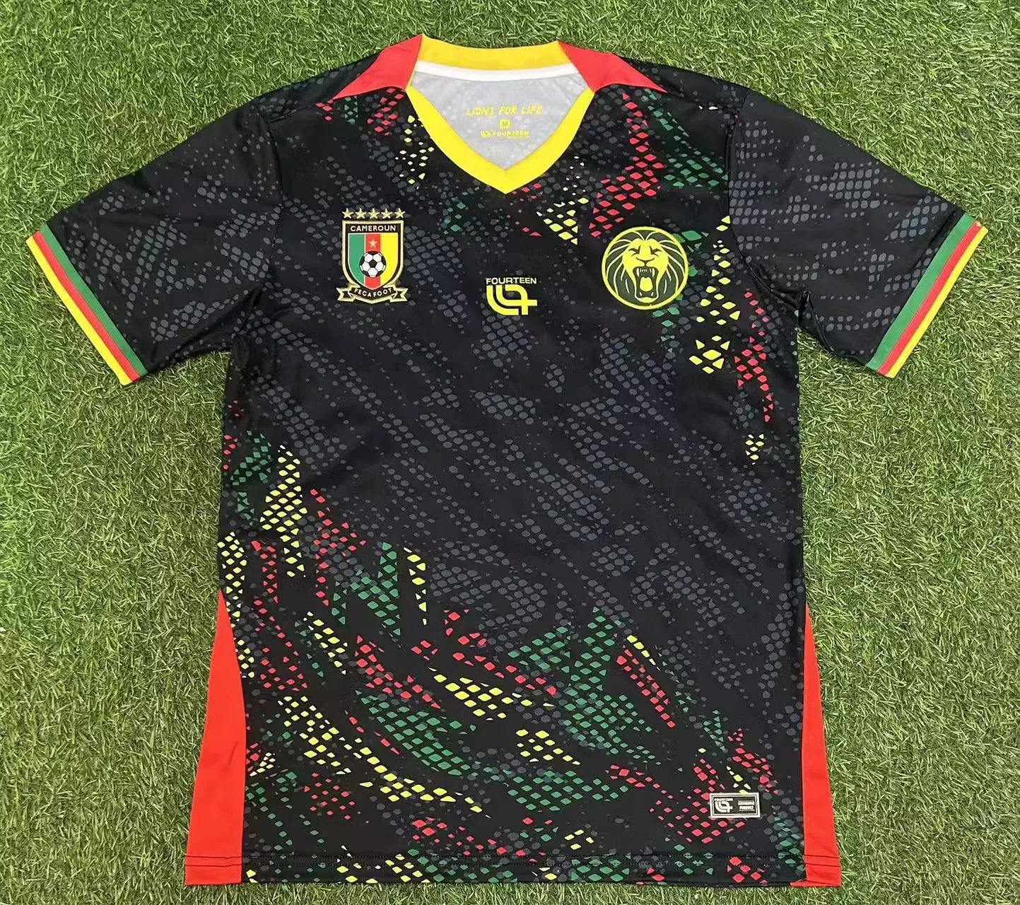 AAA Quality Cameroon 2025 AFCON Third Black Soccer Jersey